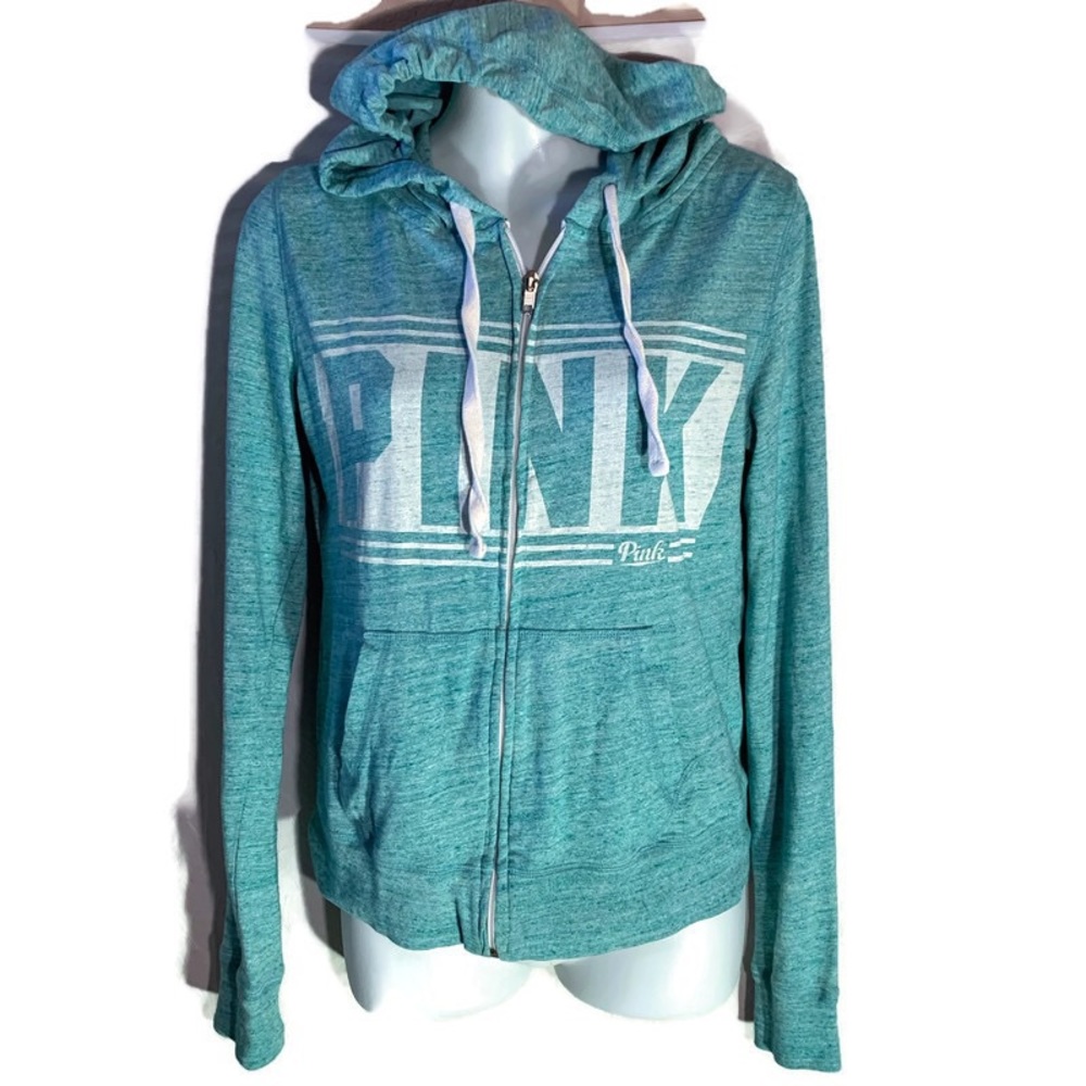 Pink Victoria’s Secret zip up hoodie